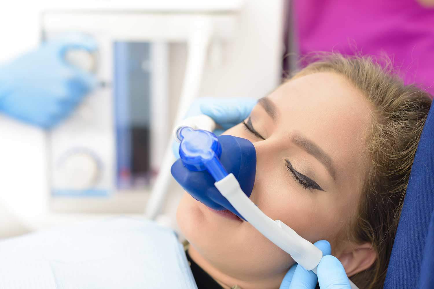 dentista com sedação consciente
