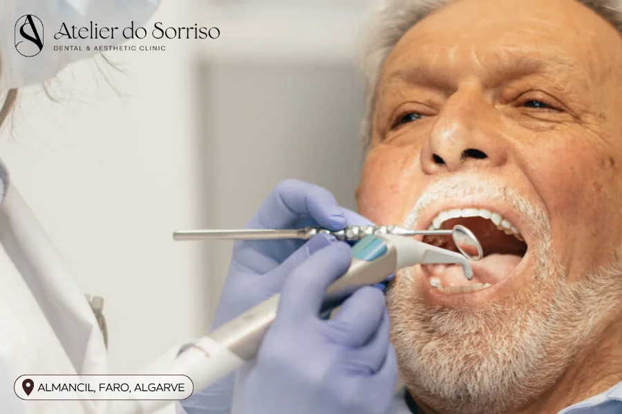 laser tratamento peri implantite algarve faro almancil